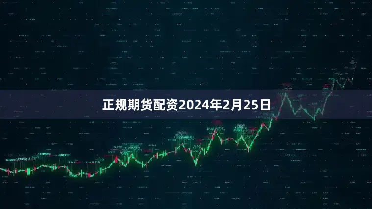 正规期货配资2024年2月25日