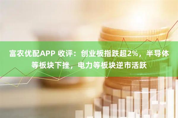 富农优配APP 收评：创业板指跌超2%，半导体等板块下挫，电力等板块逆市活跃