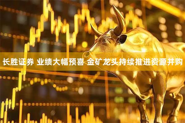 长胜证券 业绩大幅预喜 金矿龙头持续推进资源并购